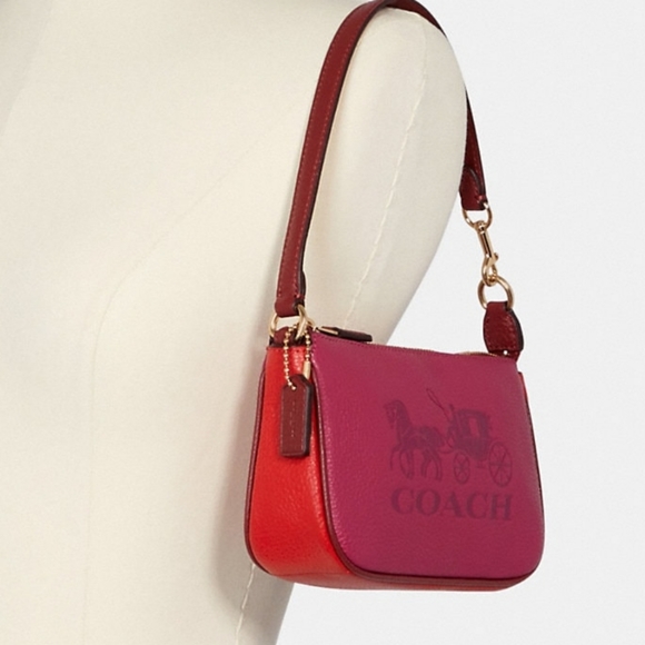Coach Nolita 19 In Colorblock With Horse And Carriage - Picture 6 of 6